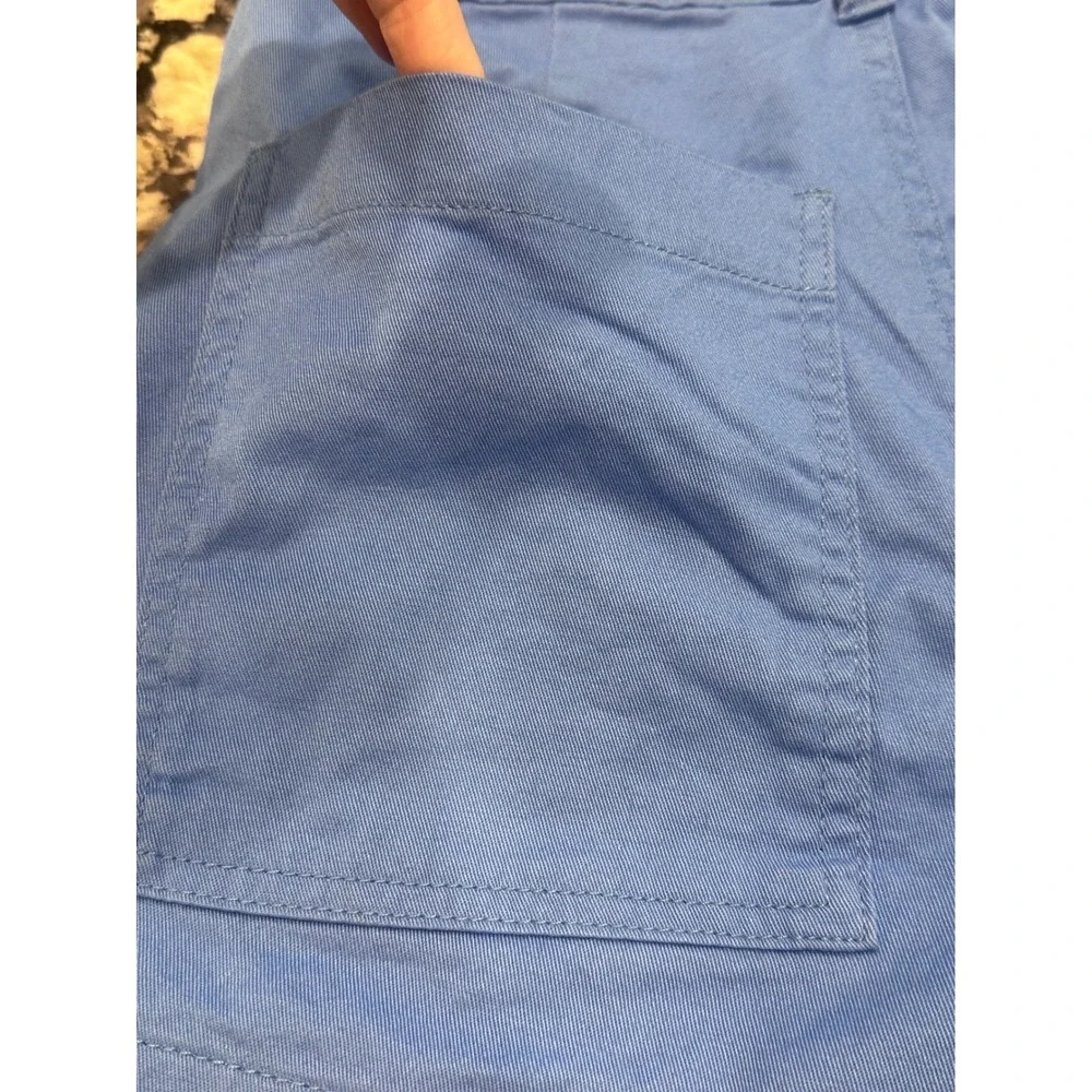 Billabong Women Blue High Waisted Cotton Blend Shorts Size 25 JEH01-1224-0370
